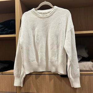 White cotton GAP sweater
